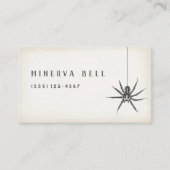 Carte De Visite Araignée d'Halloween (Devant)