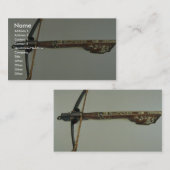 Carte De Visite Arbalète du 18ème siècle, Malbork, Pologne (Devant / Derrière)