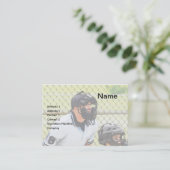 Carte De Visite arbitre de baseball (Debout devant)