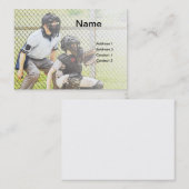 Carte De Visite arbitre de baseball (Devant / Derrière)