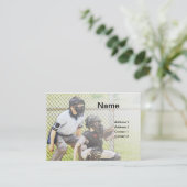 Carte De Visite arbitre de baseball (Debout devant)