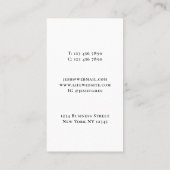 Carte De Visite Arborescence du consultant (Dos)