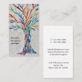 Carte De Visite Arborescence généalogique (Devant / Derrière)