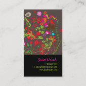 Carte De Visite Arborescence rétro PixDezines (Dos)