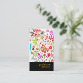 Carte De Visite Arborescence rétro PixDezines (Debout devant)