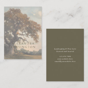 Carte De Visite Arboriste Arbre Entretien Paysage Jardin Jardin Tr