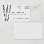 Carte De Visite Arboriste paysager des bouleaux (Devant / Derrière)