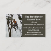 Carte De Visite Arboriste professionnel modifiable (Devant)