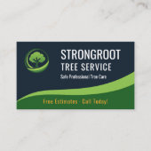 Carte De Visite Arboriste Service d'arbres (Devant)