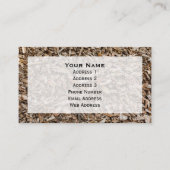 Carte De Visite Arboriste Wood Chips Background (Devant)