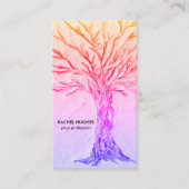 Carte De Visite Arbre à filles professionnel (Devant)