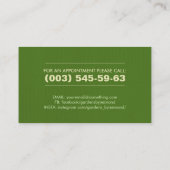 Carte De Visite Arbre à fleurs du jardin (Dos)