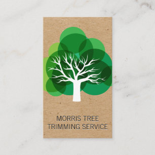 Carte De Visite Arbre Aménagement paysager Jardinier