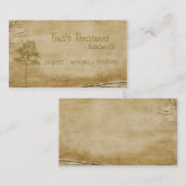 Carte De Visite Arbre antique (Devant / Derrière)
