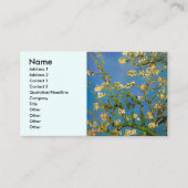 Carte De Visite Arbre aux amandes en fleurs par Vincent van Gogh (Devant)