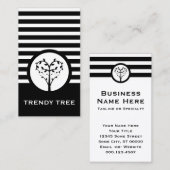 Carte De Visite Arbre Chic trié (Devant / Derrière)
