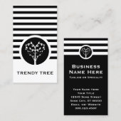 Carte De Visite Arbre Chic trié (Devant / Derrière)