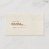 Carte De Visite Arbre circulaire de la vie (Dos)