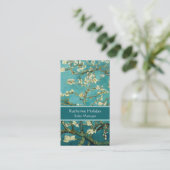 Carte De Visite Arbre d'amande de floraison Van Gogh floral (Debout devant)