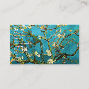 Carte De Visite Arbre d'amande fleurissant Van Gogh Art