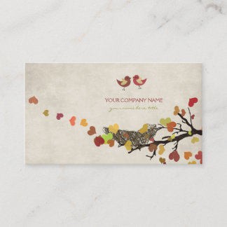 Carte De Visite Arbre d'amour