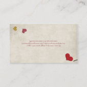 Carte De Visite Arbre d'amour (Dos)