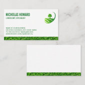 Carte De Visite Arbre dans le champ d'herbe (Devant / Derrière)