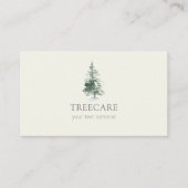 Carte De Visite Arbre d'Aquarell (Devant)