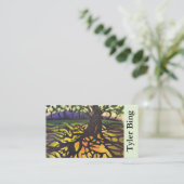 Carte De Visite Arbre d'art abstrait distinctif 'de Life (Debout devant)