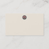 Carte De Visite Arbre d'automne Nature, santé et paysage (Dos)