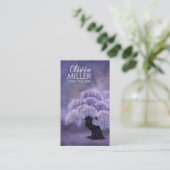 Carte De Visite Arbre de bactéries en floraison (Debout devant)