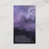 Carte De Visite Arbre de bactéries en floraison (Dos)