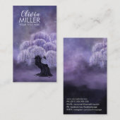 Carte De Visite Arbre de bactéries en floraison (Devant / Derrière)