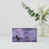 Carte De Visite Arbre de bactéries en floraison (Debout devant)