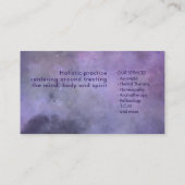 Carte De Visite Arbre de bactéries en floraison (Dos)