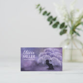 Carte De Visite Arbre de bactéries en floraison (Debout devant)