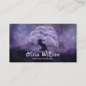 Carte De Visite Arbre de bactéries en floraison (Devant)