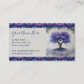 Carte De Visite Arbre de coeur pourpre (Dos)