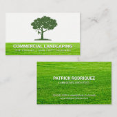 Carte De Visite Arbre de compensation du paysage | Herbe (Devant / Derrière)