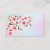 Carte De Visite Arbre de fleurs de cerisier (Dos)