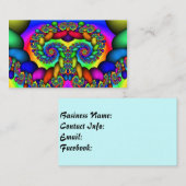 Carte De Visite Arbre de fractale de la vie (Devant / Derrière)