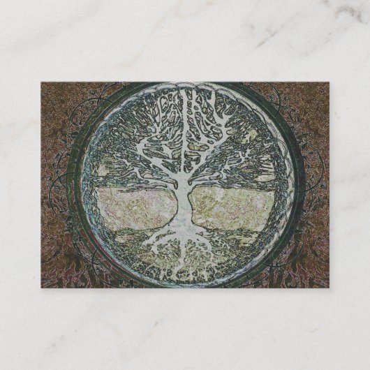 Carte De Visite Arbre de la vie (Devant)