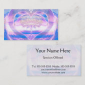 Carte De Visite Arbre de la vie avec le coeur (Devant / Derrière)