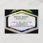 Carte De Visite Arbre de la vie avec le coeur d'arc-en-ciel (Dos)