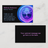 Carte De Visite Arbre de la vie et de l'amour (Devant / Derrière)