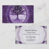Carte De Visite Arbre de la vie par Amelia Carrie (Devant / Derrière)