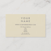 Carte De Visite Arbre de la vie par des beaux-arts de Gustav Klimt (Dos)