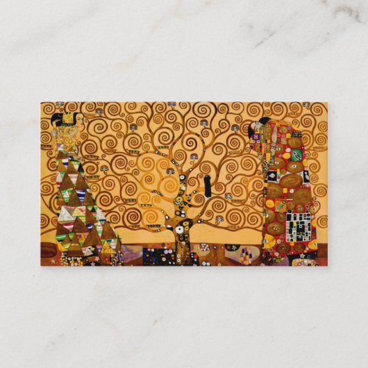 Carte De Visite Arbre de la vie par des beaux-arts de Gustav Klimt (Devant)