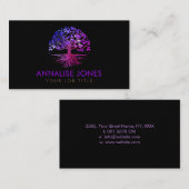 Carte De Visite Arbre de la vie - Yggdrasil (Devant / Derrière)