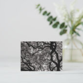 Carte De Visite Arbre de Magnolia en fleurs 02 (Debout devant)